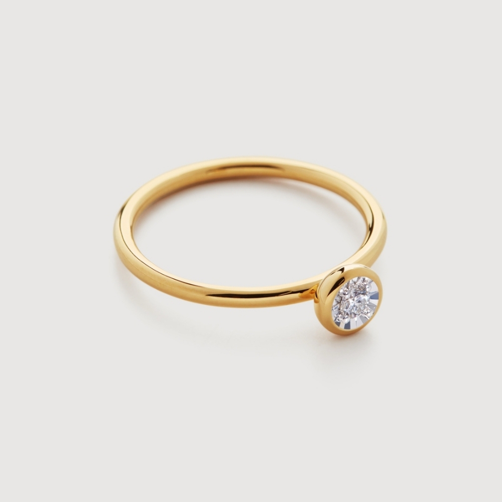 Monica Vinader Diamond Essential Ring